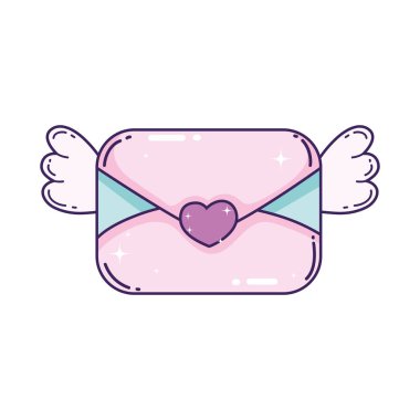 Sevgililer Günü tebrik kartı. Vektör illüstrasyonu