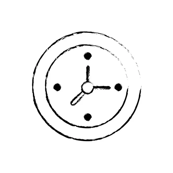 図壁時計時間時間のベクトル図を知る — ストックベクタ