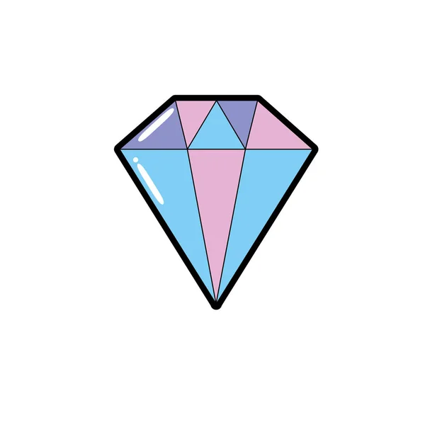 Beauty Diamond Mode Tillbehör Design Vektorillustration — Stock vektor