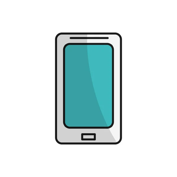 Technologie Smartphone Information Service Données Illustration Vectorielle — Image vectorielle