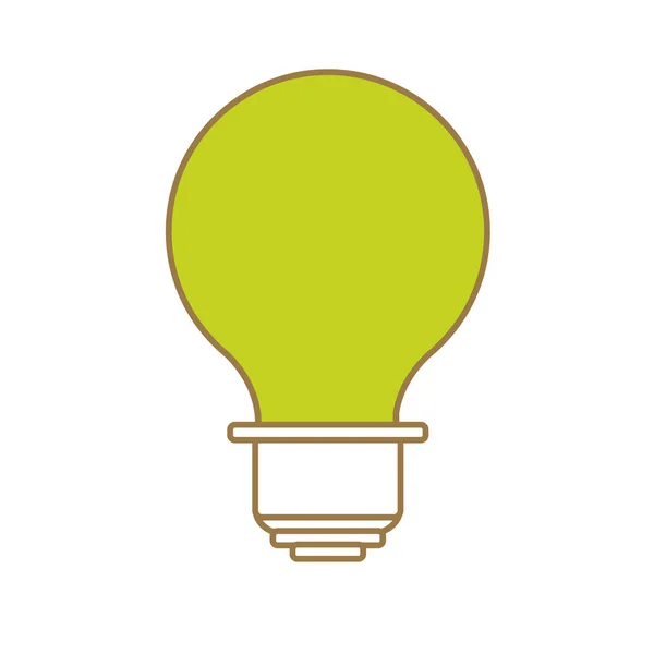 Energiesparlampe Symbol Vektor Illustration Design — Stockvektor