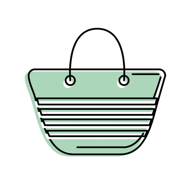 ビーチのベクトル図にするファッション財布 — ストックベクタ