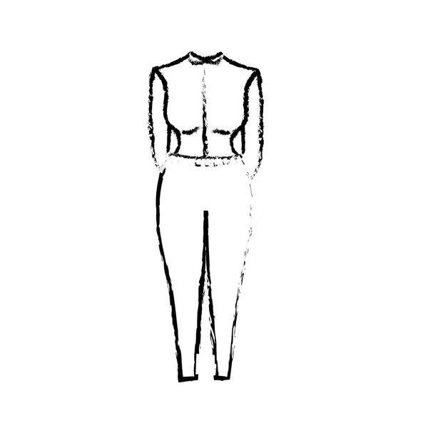 図いい女スタイルのデザインを着用 ベクトル イラスト — ストックベクタ