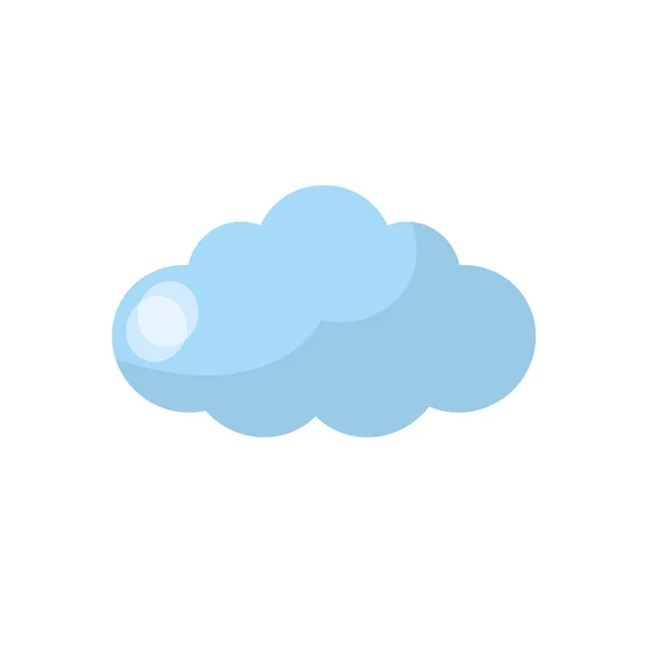 Природные Облака Свежей Векторной Иллюстрации Погоды — стоковый вектор