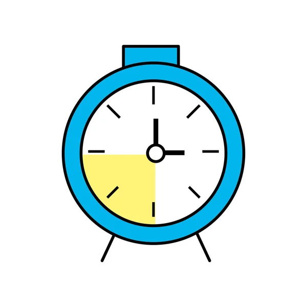 Design Der Uhr Die Darstellung Des Zeitvektors Kennen — Stockvektor