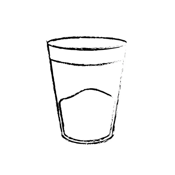Σχήμα Ποτήρι Νερό Για Πίνουν Και Φρέσκων Ποτών Διανυσματικά Εικονογράφηση — Διανυσματικό Αρχείο
