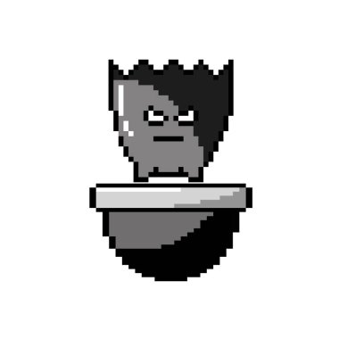 kontur video oyun platformu konsol vektör çizim sanal karakter