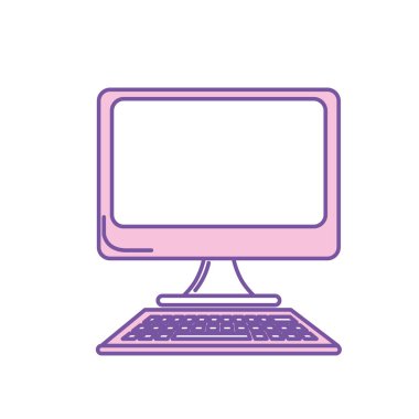 teknoloji bilgisayardan işletme bilgi vektör illüstrasyon