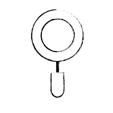 Şekil Büyüteç aracı arama arama vektör çizim için