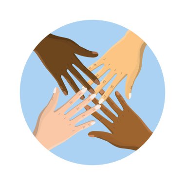 Eller kutluyor özel gün, vektör çizim yakınındaki