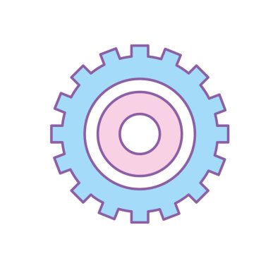 Mühendislik vektör çizim işlemek için sanayi dişli