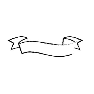 Şekil şirin Şerit'e süsleme tasarlamak vektör