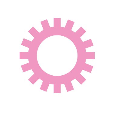 Mühendislik vektör çizim işlemek için sanayi dişli