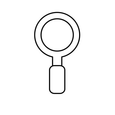 satır Büyüteç aracı arama arama vektör çizim için