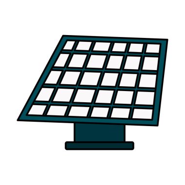 solar energy to care ecology and planet, vector illustration