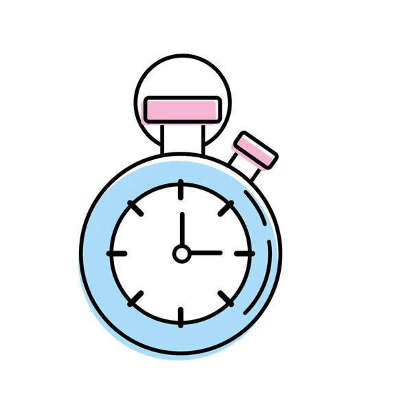 Chronometer Kennen Meter Tijd Vectorillustratie — Stockvector