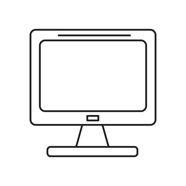 Figur Teknik Dator Information Servicedata Vektorillustration — Stock vektor