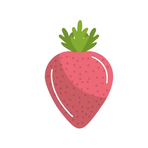 Illustration Vectorielle Fraise Délicieuse Saine — Image vectorielle