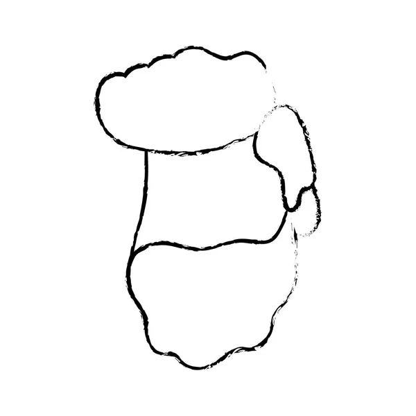 Figura Bella Faccia Uomo Con Haistyle Disegno Illustrazione Vettoriale — Vettoriale Stock