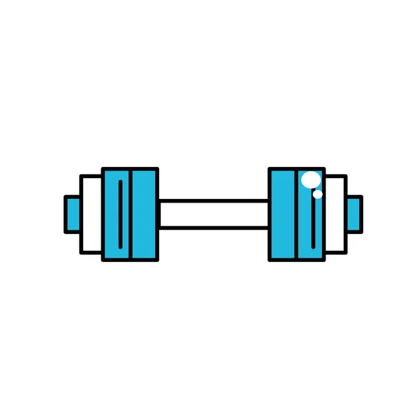 Halter Instrument Uitoefenen Sportschool Vectorillustratie — Stockvector