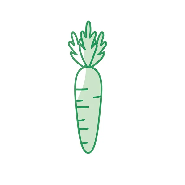 Силует Смачний Здоров Морква Овочі Векторні Ілюстрації — стоковий вектор