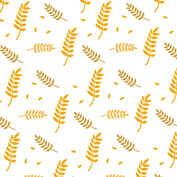 素敵な小麦ベーカリー背景デザイン ベクトル イラスト — ストックベクタ