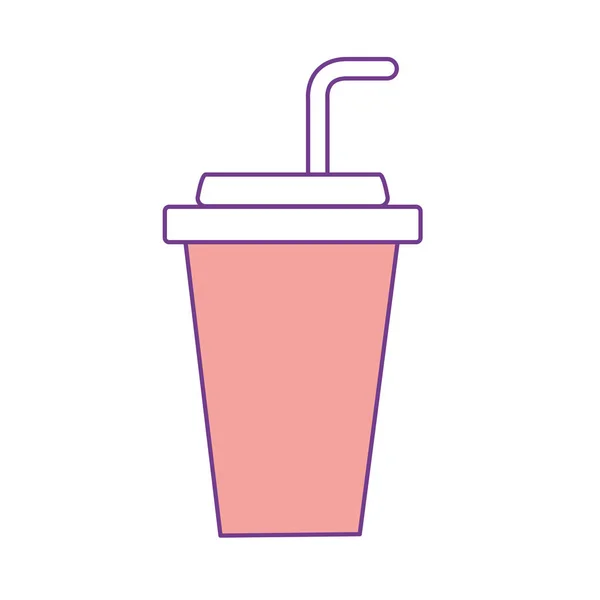 Yummy Refreshment Soda Drink Vector Illustration — Stockvector