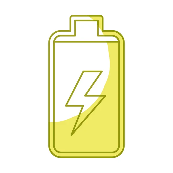Μπαταρία Power Ηλεκτρικό Φορτίο Ψηφιακή Εικονογράφηση Διάνυσμα — Διανυσματικό Αρχείο