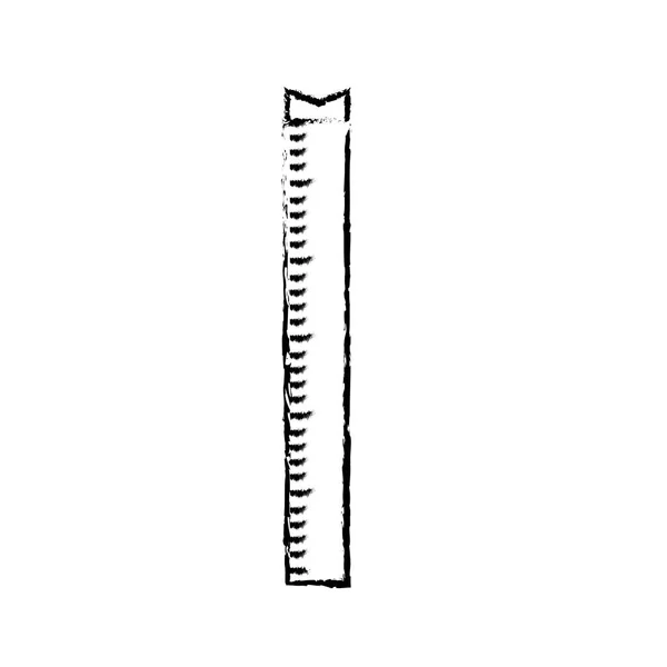 Figure Measuring Meter Size Body Vector Illustration — Stock Vector