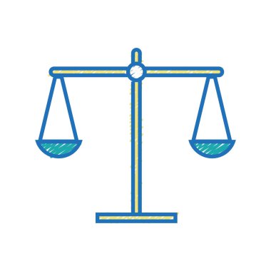 denge kilogram enstrüman nesne tasarlamak vektör