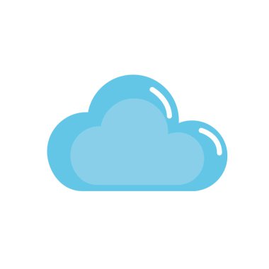 gökyüzü vektör çizim şirin bulut doğal hava