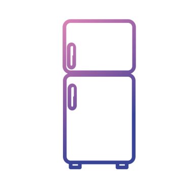 hattı buzdolabı teknolojisi mutfak gereçler nesne vektör çizim