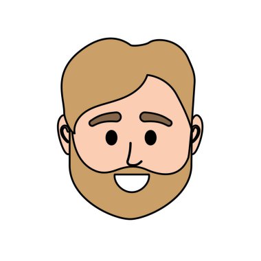 Avatar adam başına sosyal Kullanıcı vektör çizim