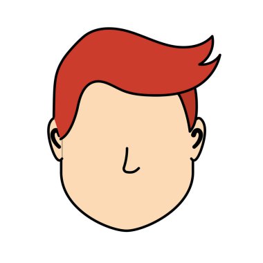 Varsayılan avatar adam sosyal Kullanıcı vektör çizim için