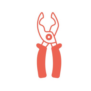 siluet kerpeten ekipman hizmet sektörü onarım vektör çizim