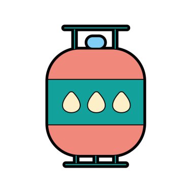 rezerv ve ekoloji bakım vektör çizim için su deposu