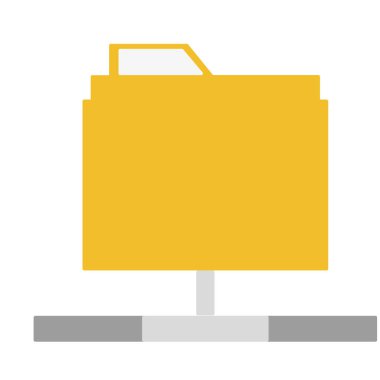 teknoloji veri dosya klasör sunucu vektör çizim