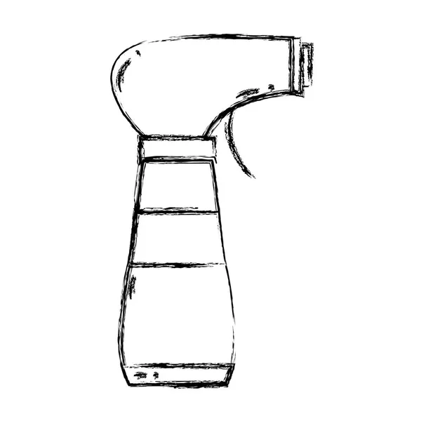 Figure Spray Bottle Design Soap Clean Vector Illustration — Stock Vector