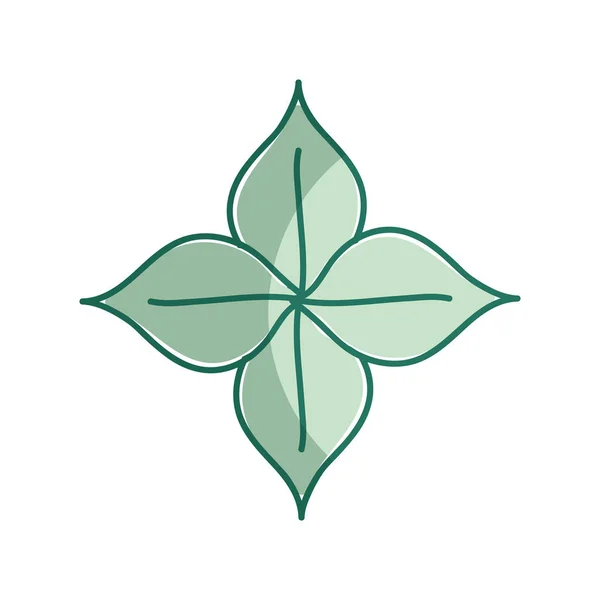 Σιλουέτα Ωραία Βιολογικά Φύλλα Φυτών Σχεδιασμό Εικονογράφηση Διάνυσμα — Διανυσματικό Αρχείο