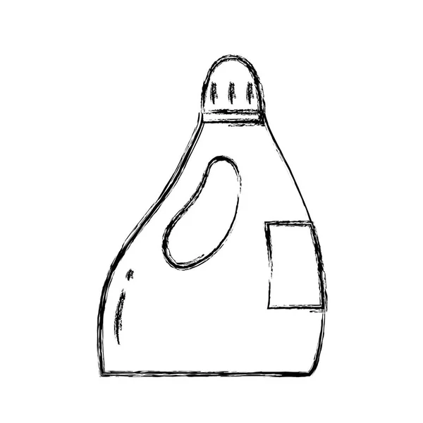 Figura Suavizante Agradable Botella Estilo Diseño Vector Ilustración — Vector de stock