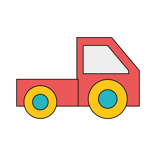 Carro Vehículo Transporte Estilo Diseño Vector Ilustración — Vector de stock