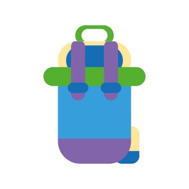 tatil vektör çizim keşfi için gitmek sırt çantası