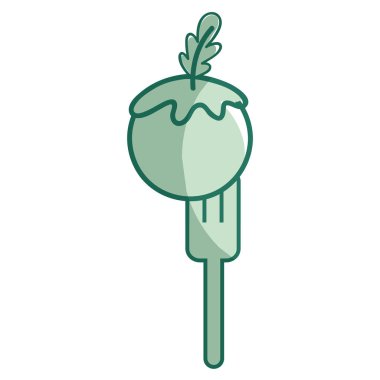 siluet taze domates doğal salata, vektör çizim prepair