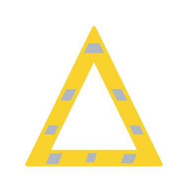 üçgen dikkat simgesi güvenlik precuation vektör çizim için