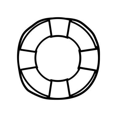 hat hayat şamandıra güvenlik acil vektör çizim nesnesine