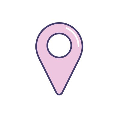 harita simge vektör çizim içinde aramak için konum sembolü