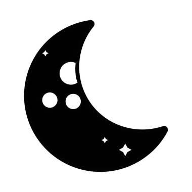 kontur güzellik ay doğal uydusu dünya gezegen vektör çizim