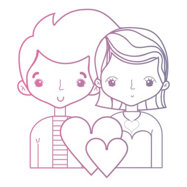 saç tasarım vektör çizim ile birlikte güzellik çift hat