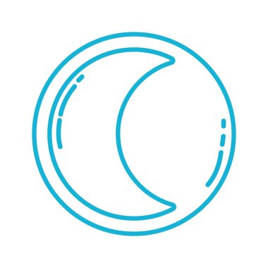 Dünya gezegeni vektör çizim satırı güzellik ay doğal uydusu