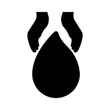 kan damlası, bağış sembolü, vektör çizim ile siyah kontur el